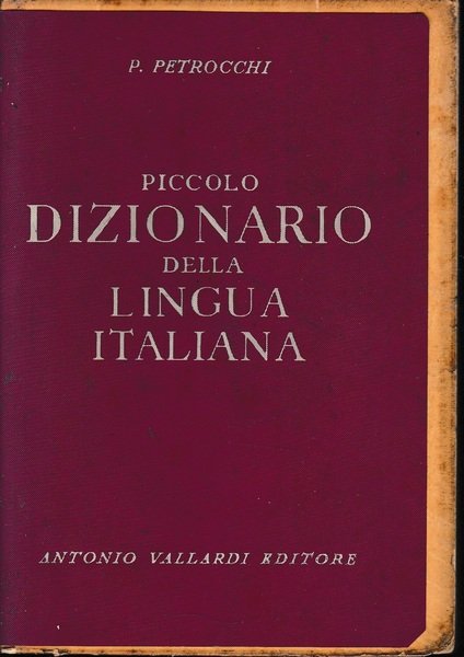 Piccolo Dizionario della lingua italiana