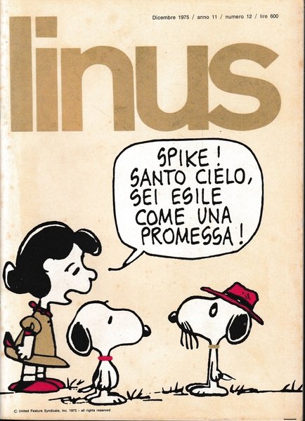 Linus. Dicembre 1975 / anno 11 / n. 12