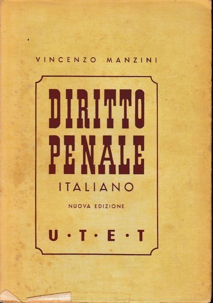 Trattato di Diritto Penale Italiano, vol. 8^ | Immagine principale