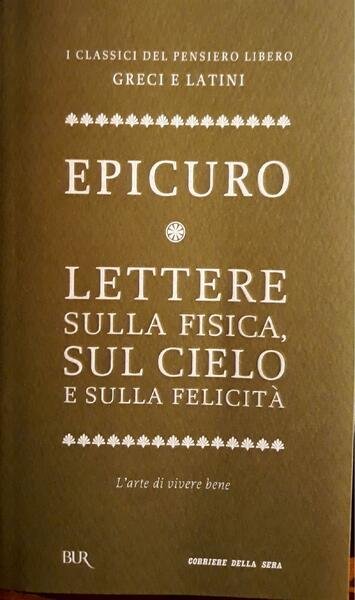 Lettere sulla fisica, sul cielo e sulla felicità | Immagine principale