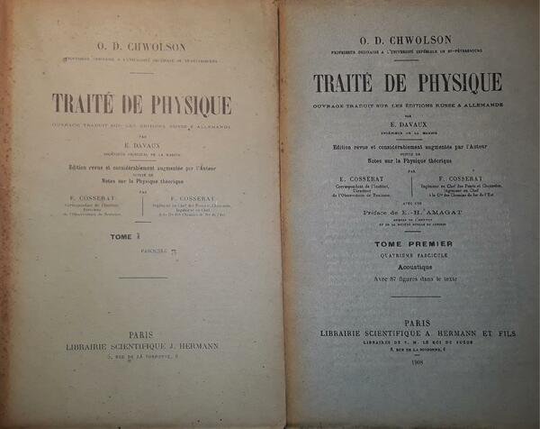 Traité de physique: l'état liquide et l'état solidedes corpes Tome …