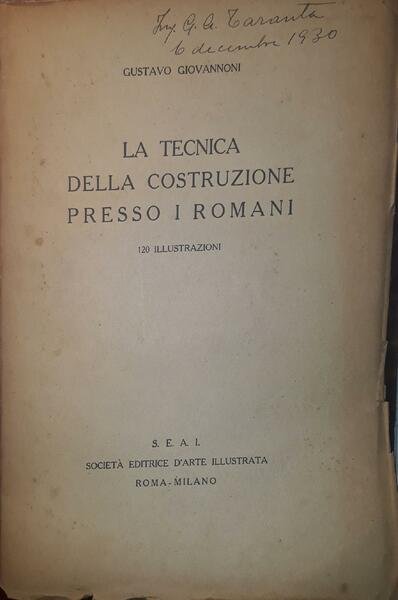 La tecnica della costruzione presso i romani | Immagine principale