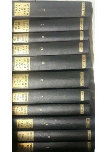 Opera Omnia di Benito Mussolini: dal n.1 al n.34 (manca …