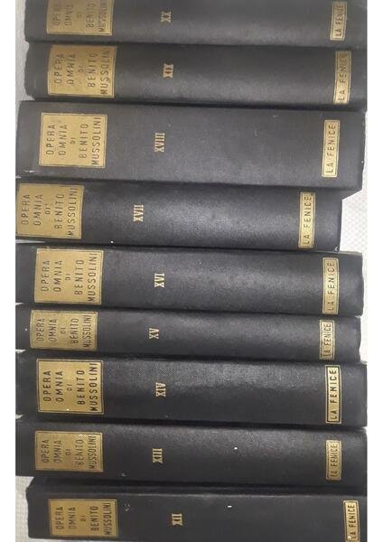 Opera Omnia di Benito Mussolini: dal n.1 al n.34 (manca …