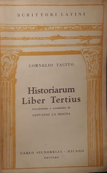 Historiarum Liber Tertius