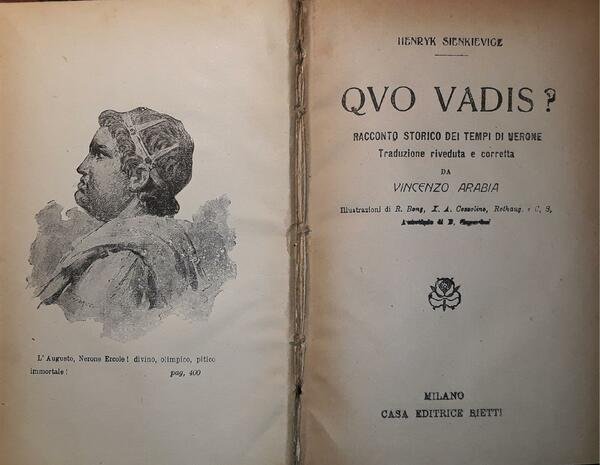 Quo vadis? racconto storico dei tempi di Nerone