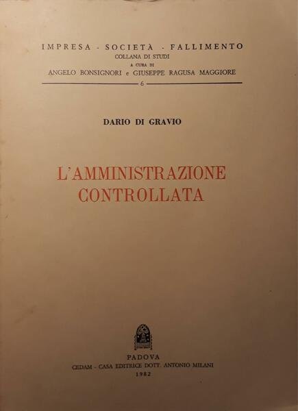 L'amministrazione controllata