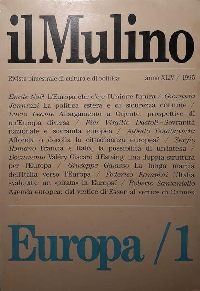 Il Mulino n.1/1995