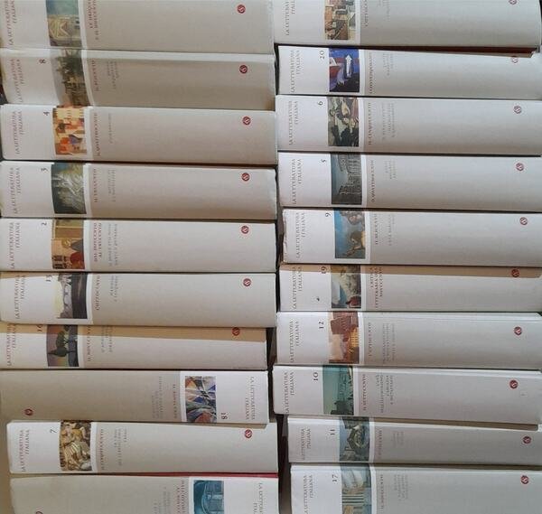 Lotto di 20 volumi "La letteratura italiana"