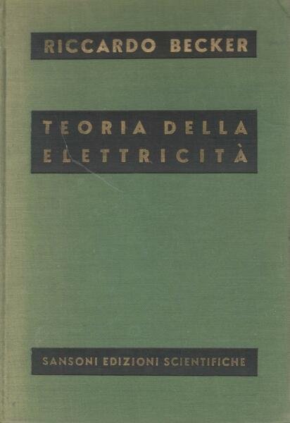 Teoria della elettricità. Teoria elettronica