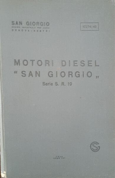 Motori diesel "San Giorgio". Serie S.R. 19 | Immagine principale