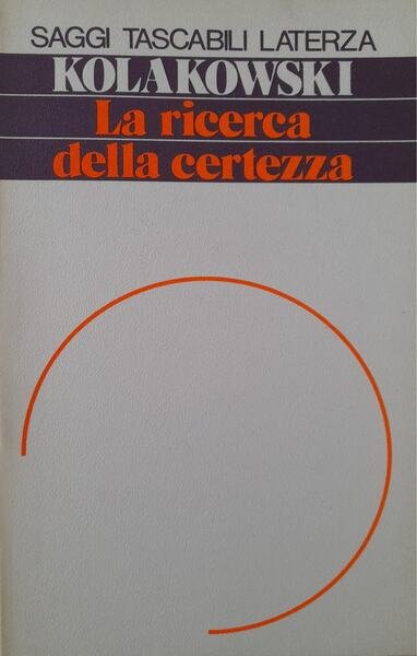 La ricerca della certezza