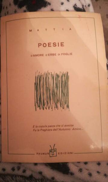 poesie d'amore d'erbe di foglie e la copula pazza che …