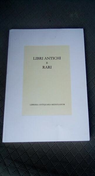 libri antichi e rari catalogo 44 | Immagine principale