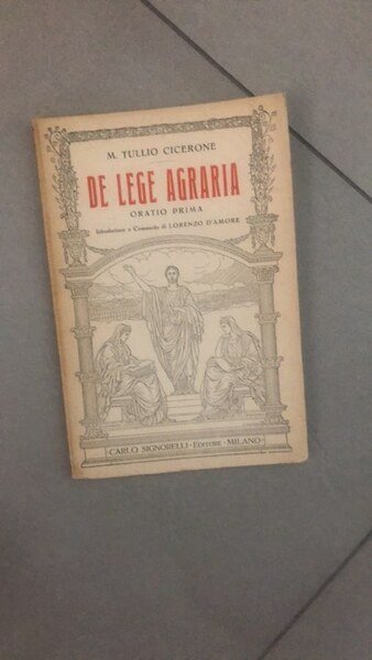 de lege agraria oratio prima | Immagine principale