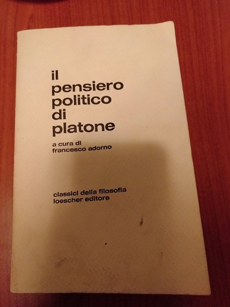 Il pensiero politico di Platone