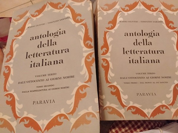 Angologia della letteratura italiana