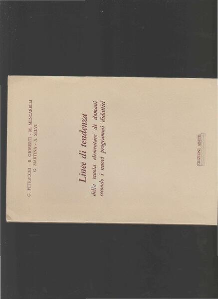 linee di tendenza della scuola elementare di domani secondo i …