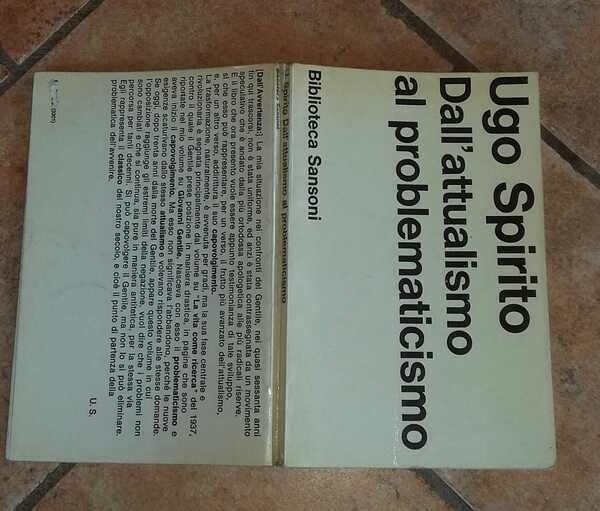 Dall'attualismo al problematicismo
