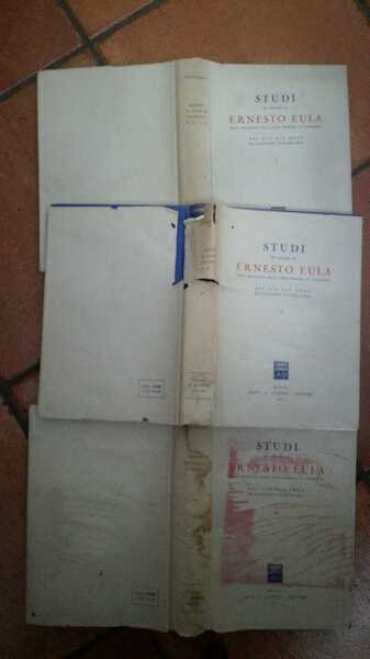 Studi in onore di Ernesto Eula Volume I II e … | Immagine principale