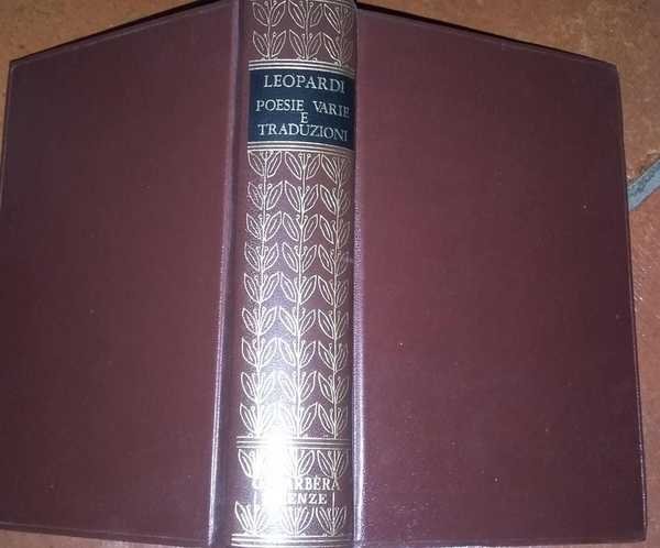 Poesie varie e traduzioni | Immagine principale