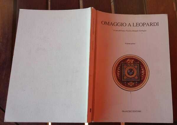 Omaggio a Leopardi Volume primo | Immagine principale