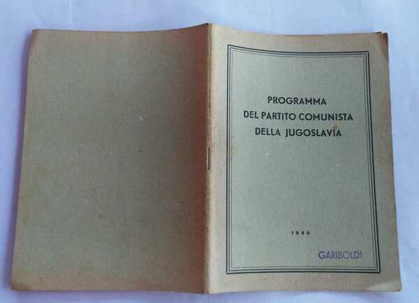 Programma del partito comunista della Jugoslavia