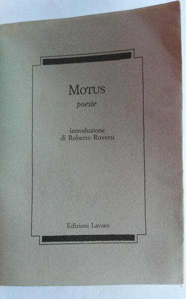 Motus poesie