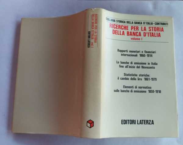 Ricerche per la storia della Banca D'Italia. Volume I | Immagine principale