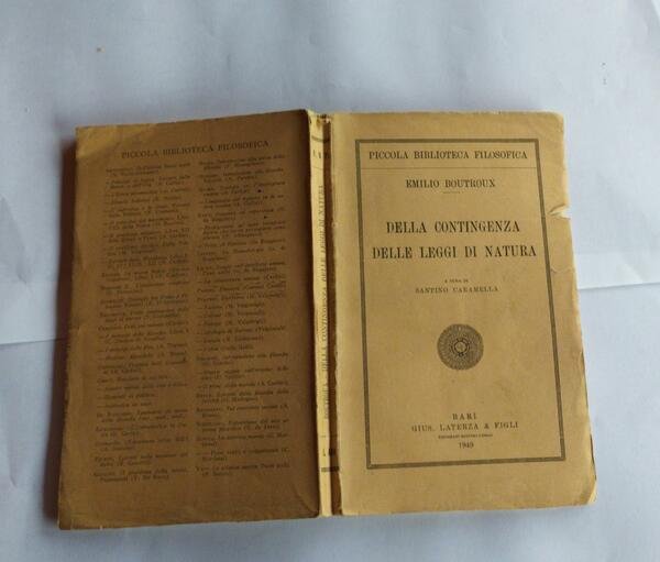Della Contingenza delle leggi di natura | Immagine principale