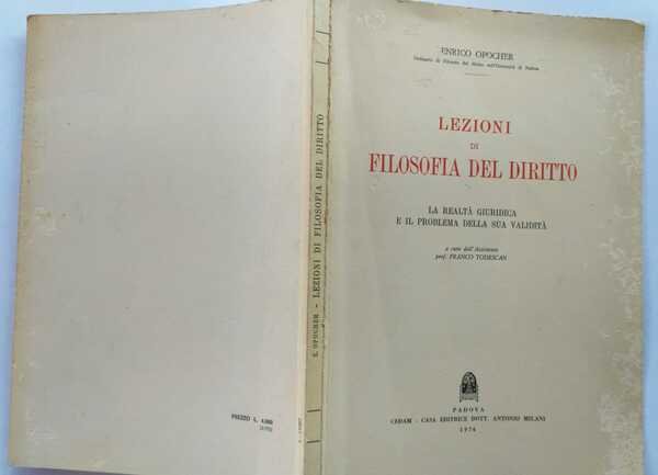 Lezioni di filosofia del diritto. La realtà giuridica e il …