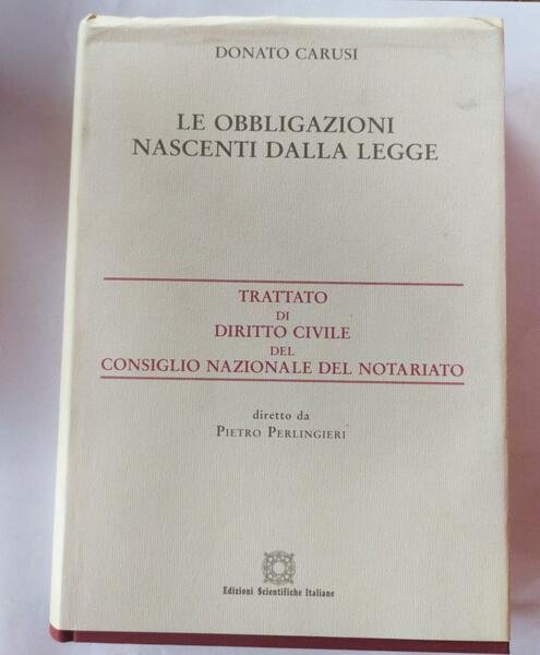 Le obbligazioni nascenti dalla legge