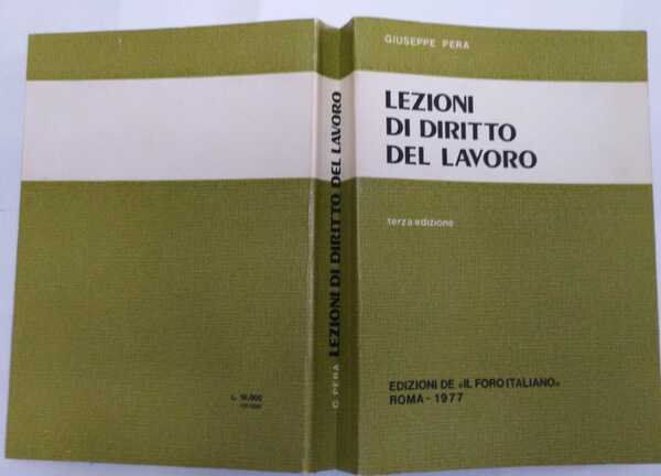 Lezioni di diritto del lavoro | Immagine principale