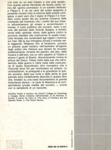 Filippo II di Spagna : un solo re, un solo …