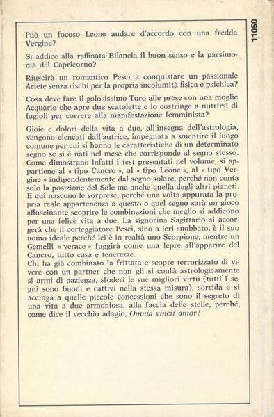 L' anima gemella, amore, sesso, matrimonio e astrologia