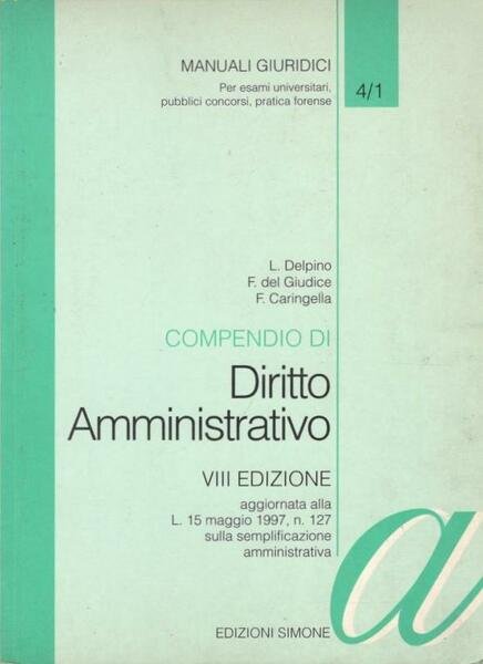Compendio di diritto amministrativo
