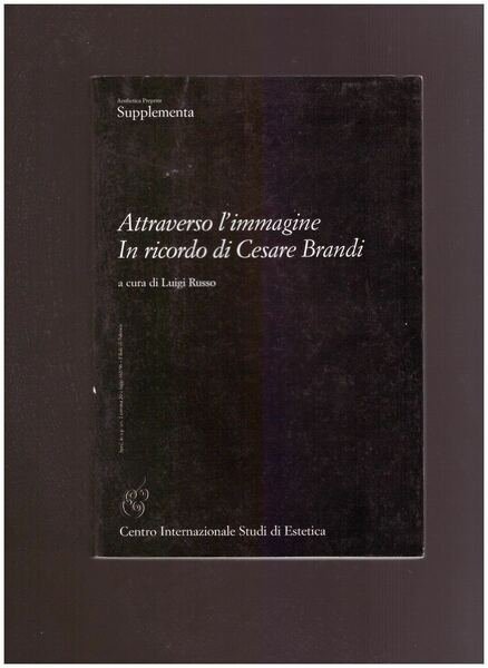 ATTRAVERSO L'IMMAGINE IN RICORDO DI CESARE BRANDI