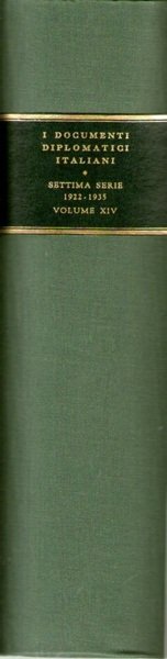 I documenti diplomatici italiani settima serie: 1922 - 1935 volume … | Immagine principale