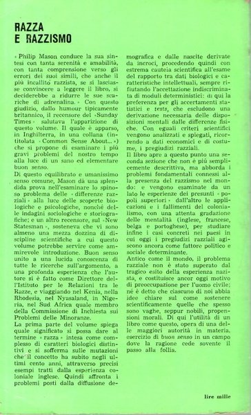 Razza e razzismo