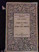 Saggi di etica e di teoria del diritto