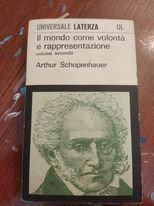 Il mondo come volontà e rappresentazione