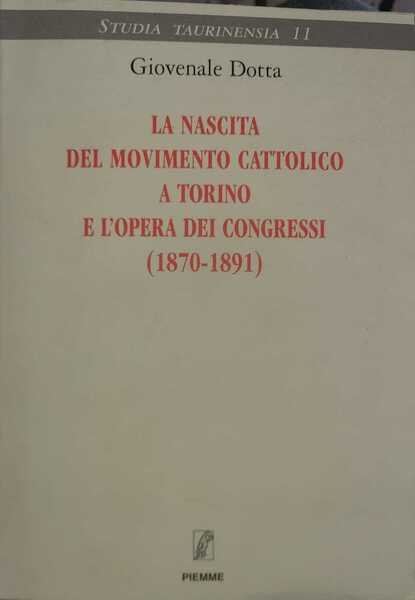 La nascita del movimento cattolico a Torino e l'opera dei … | Immagine principale