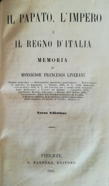 Il Papato, l'Impero e il Regno d'Italia. | Immagine principale