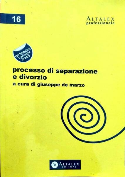 Processo di separazione e divorzio