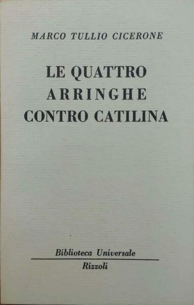 Le quattro arringhe contro Catilina