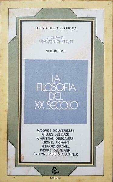 Storia della filosofia. Volume VIII
