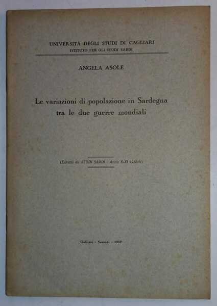 Le variazioni di popolazione in Sardegna tra le due guerre … | Immagine Gallery 2