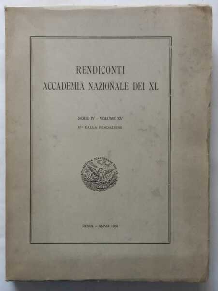 Rendiconti Accademia Nazionale dei XL | Immagine Gallery 2