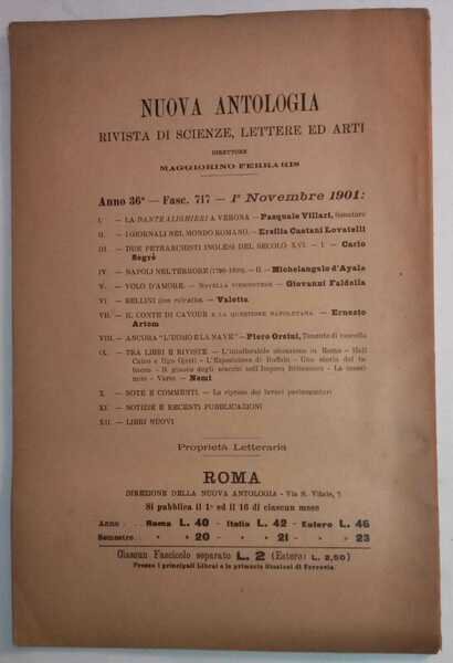 La "Dante Alighieri" a Verona. (Estratto delle nuova antologia) | Immagine principale