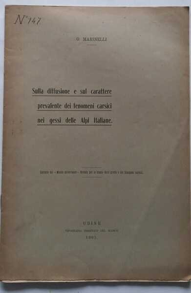 Diff.ne e carattere prevalente fen. carsici nei gessi Alpi Italiane. … | Immagine Gallery 2